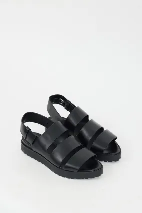 Black Leather Alisha Sandal