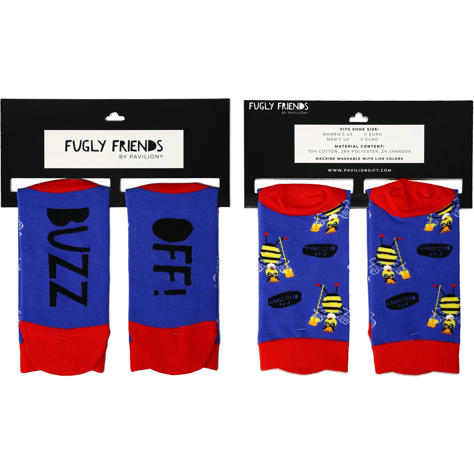 Buzz Off Unisex Cotton Blend Sock