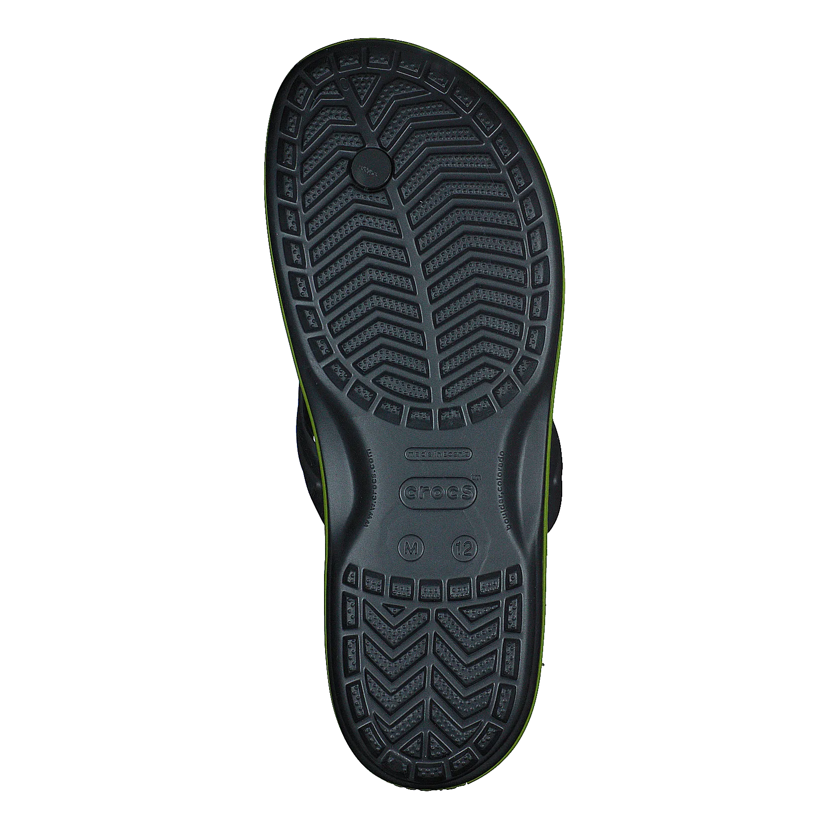 Crocband Flip Graphite/volt Green