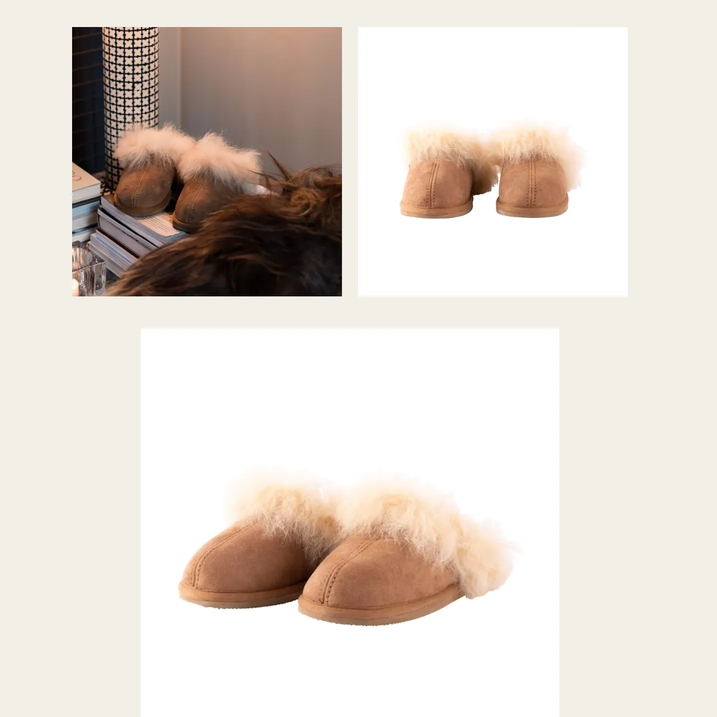 Evelina Slippers - Chestnut