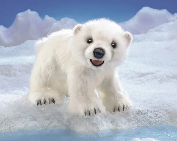 Folkmanis Puppet - Polar Bear Cub