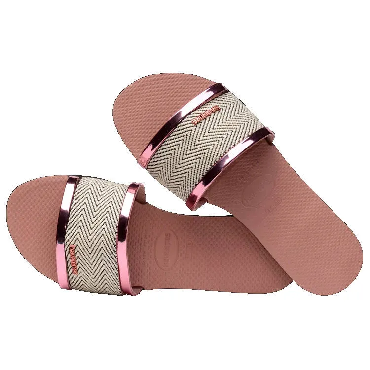Havaianas Womens You Trancoso Premium Sandal Crocus Rose