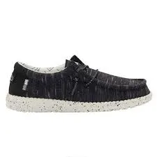 HEY DUDE WALLY  STRETCH BLACK (YOUTH)