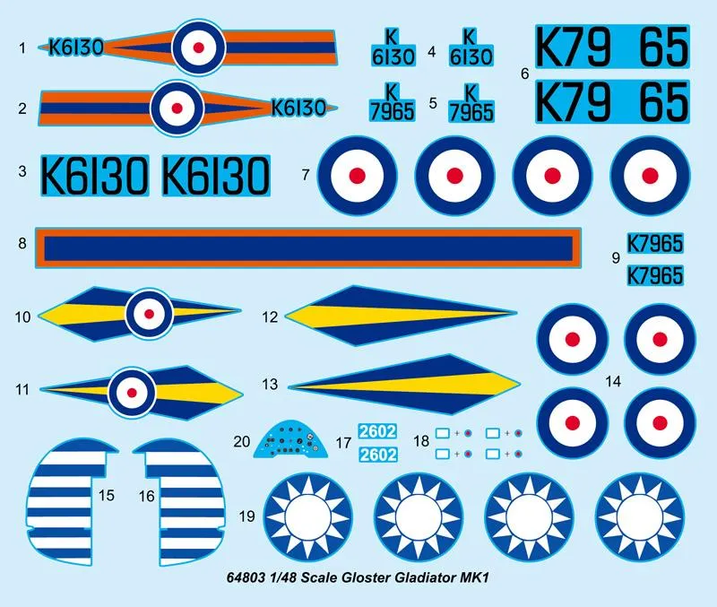 I Love Kit Planes 1/48 Gloster Gladiator Mk1 Kit
