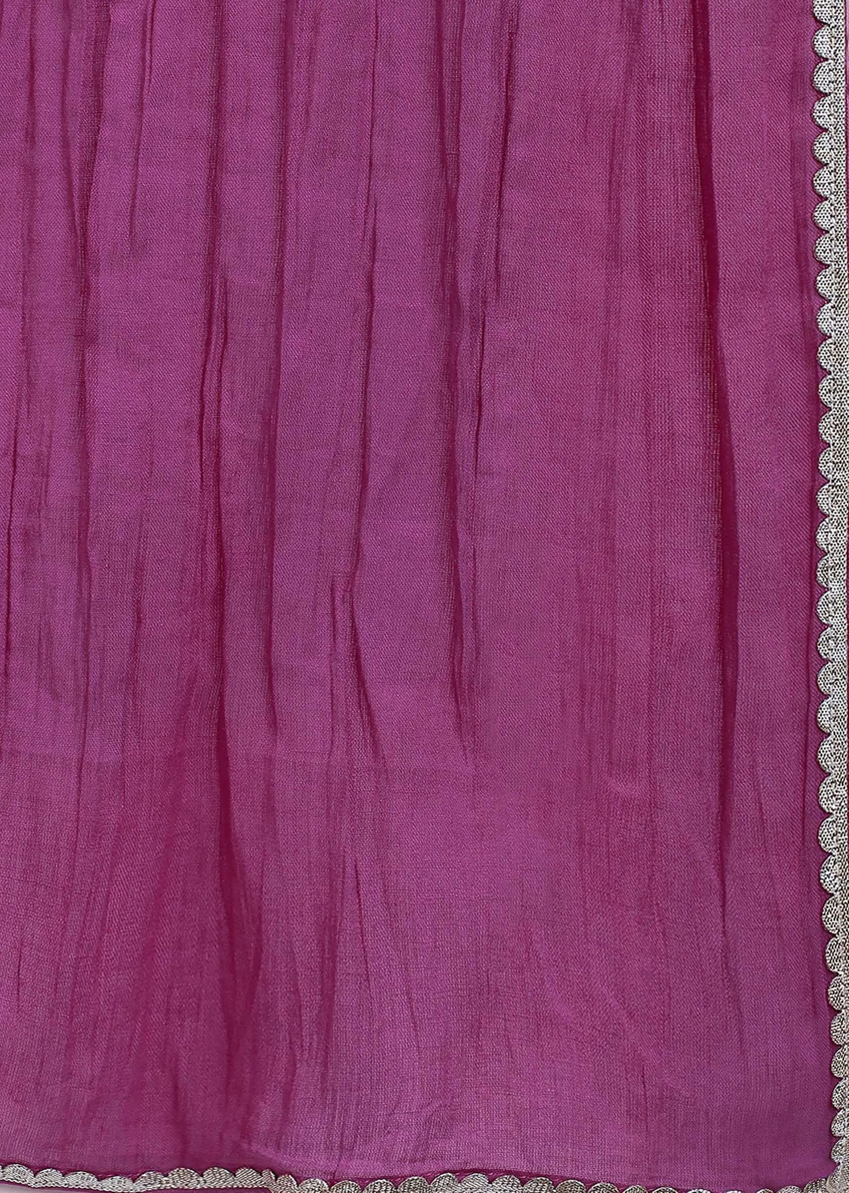 Kalki Girls Purple Sharara Suit In Cotton With A Straight Cut Mango Print Strappy Kurti By Tiber Taber