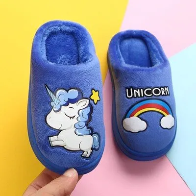 Kids Lovely Unicorn Slippers