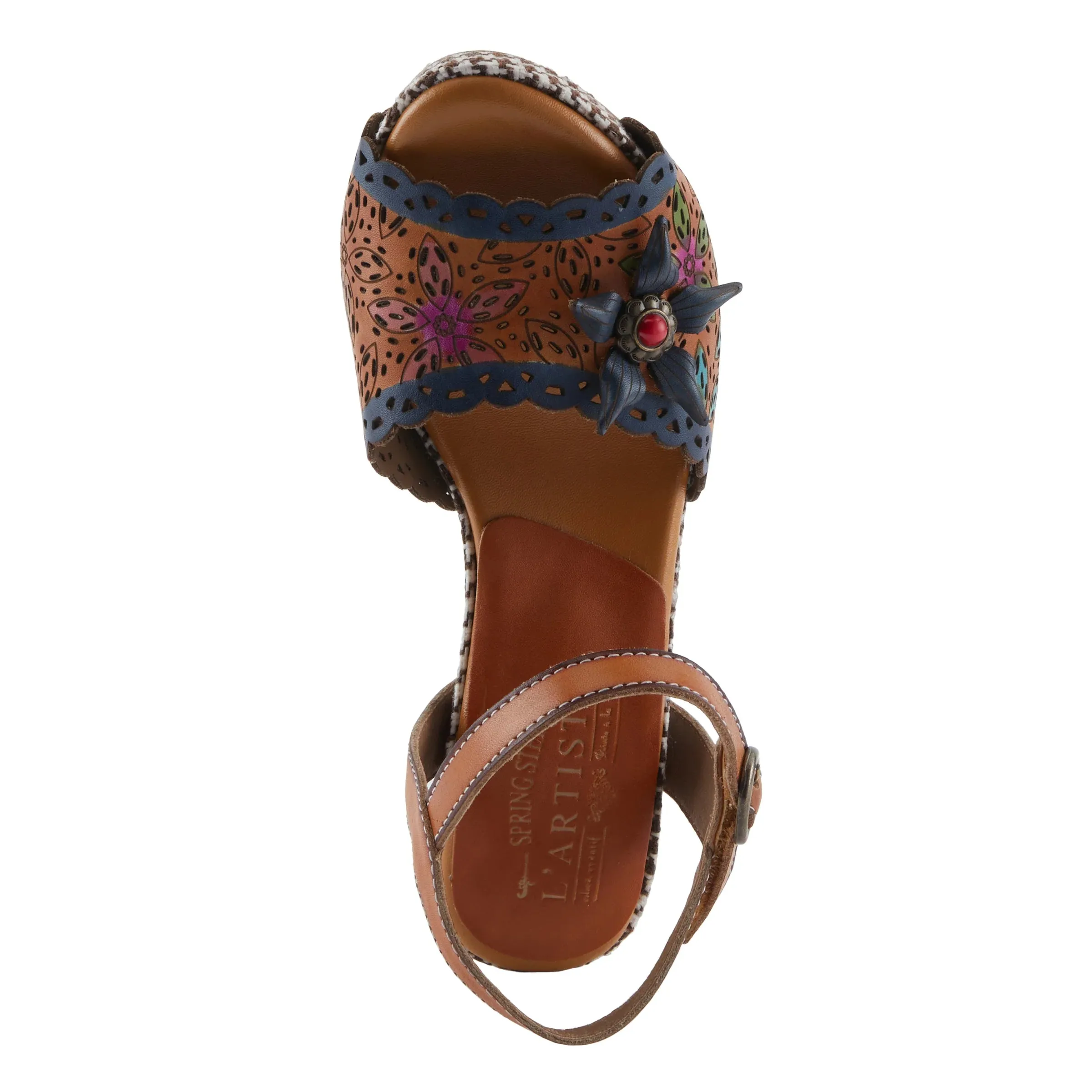 L'ARTISTE BY SPRINGSTEP MIABELLA CAMEL MULTI