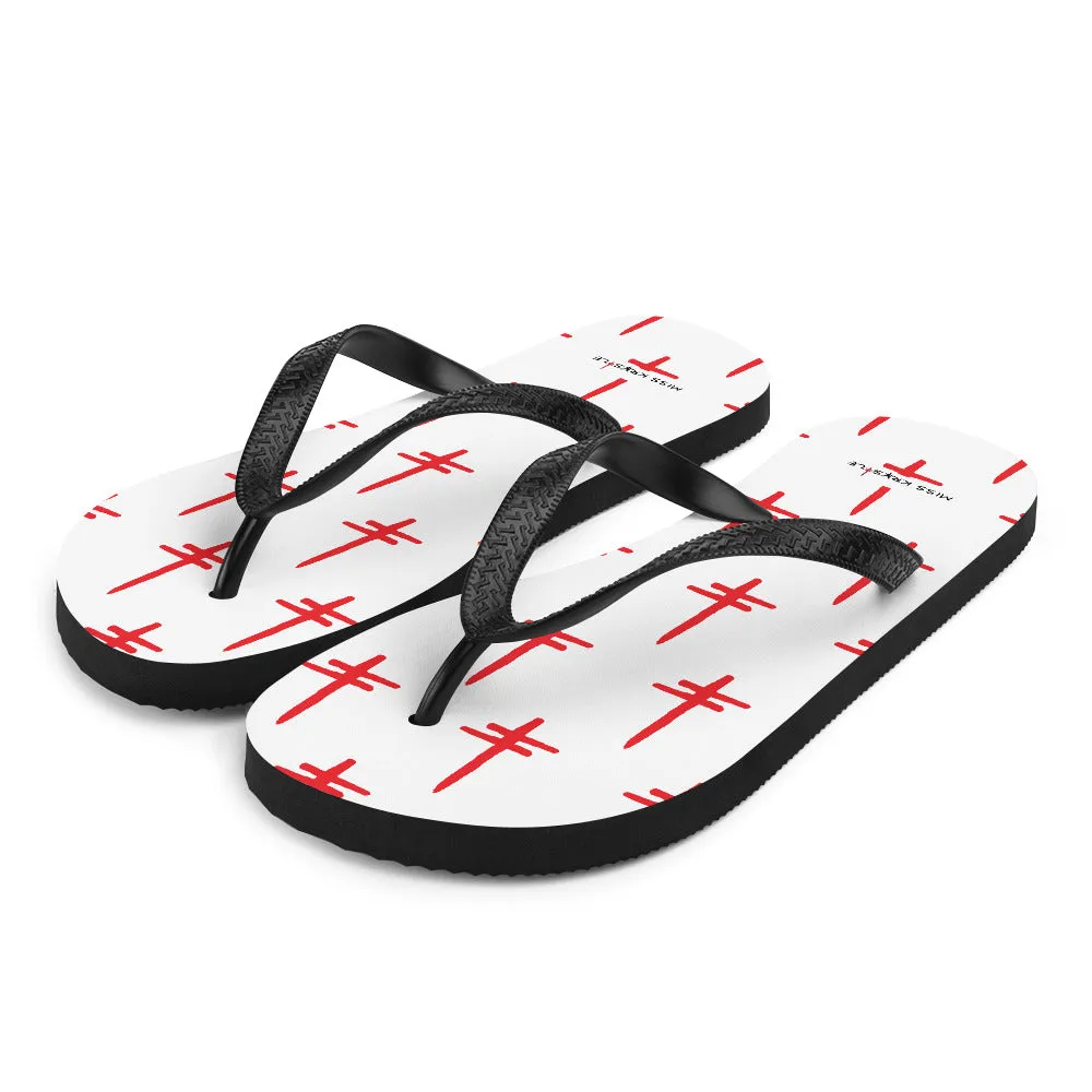 MIss Krystle "Crosses" Flip Flops (NEW ITEM)