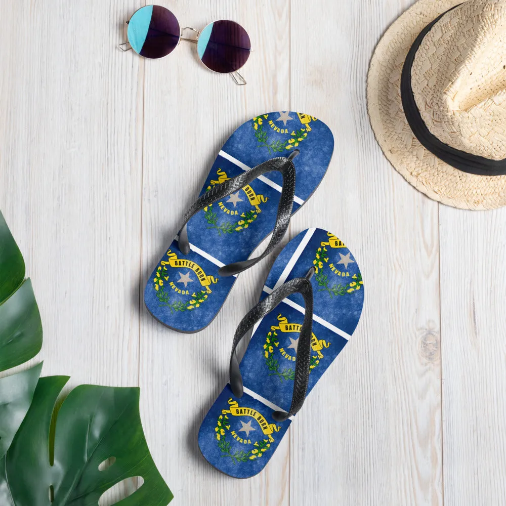 Nevada State Flag - Flip-Flops