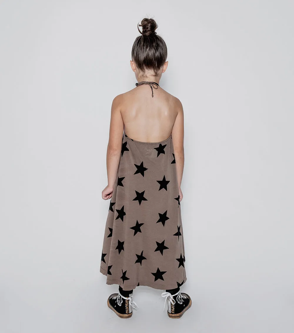 NUNUNU Star Collar Dress
