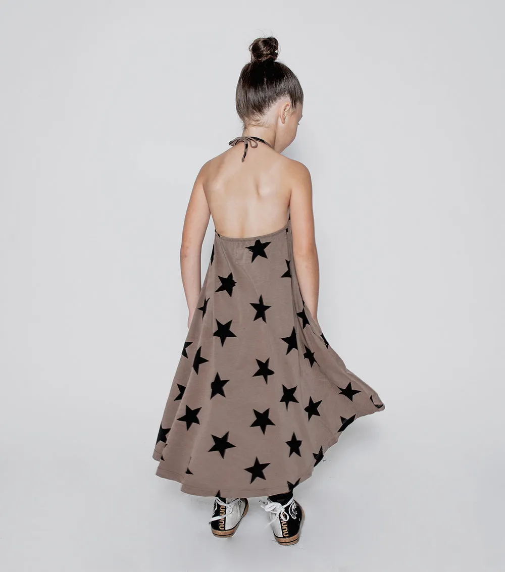 NUNUNU Star Collar Dress
