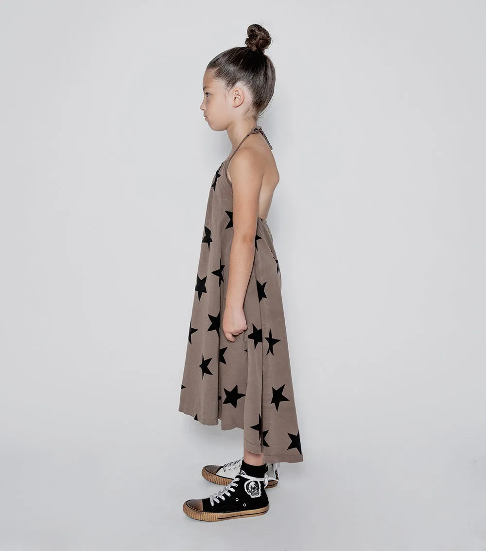NUNUNU Star Collar Dress