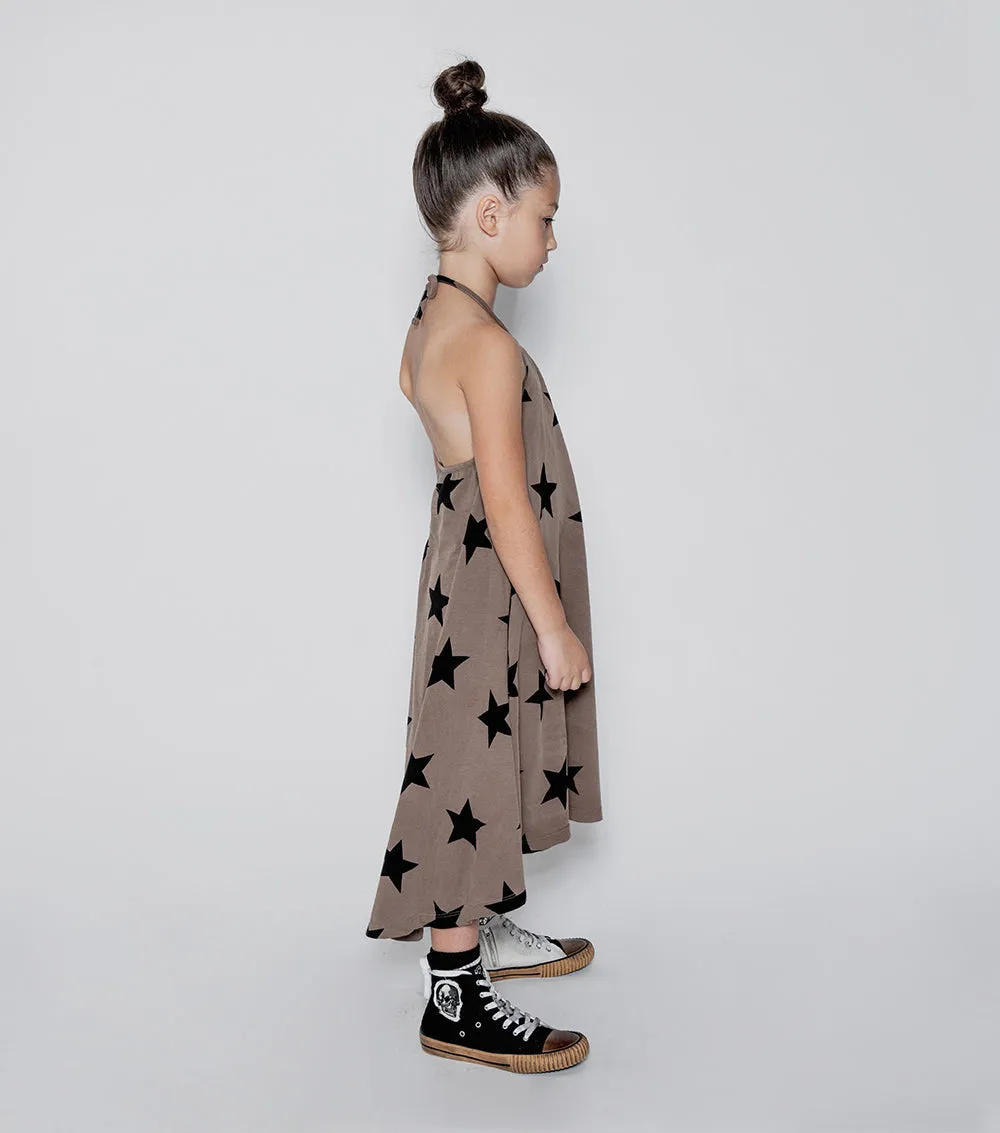 NUNUNU Star Collar Dress
