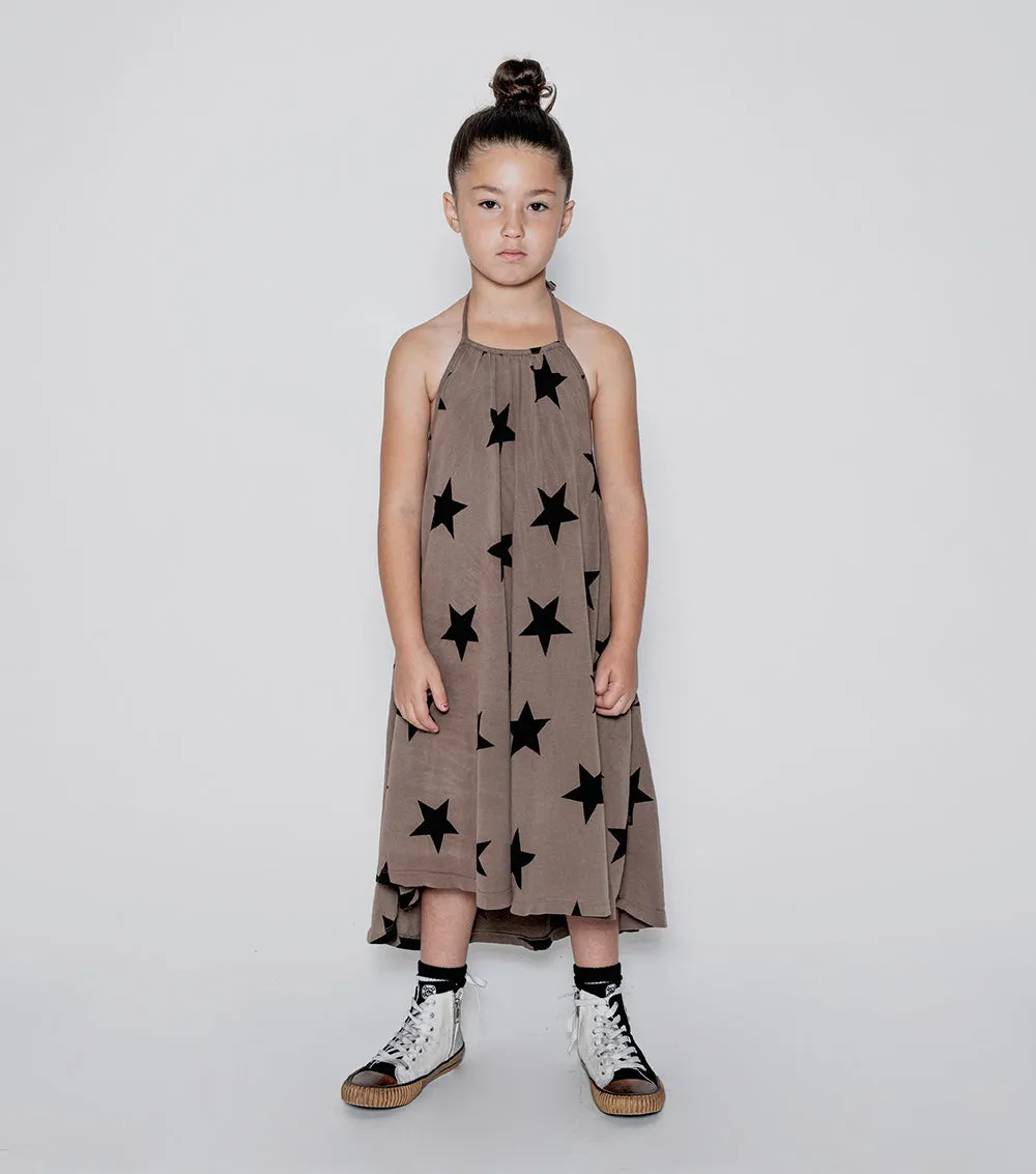 NUNUNU Star Collar Dress