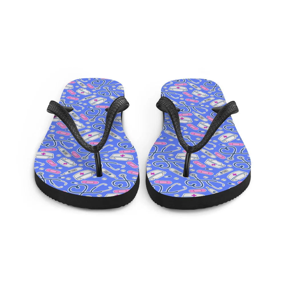Nurse Mashup Flip-Flops