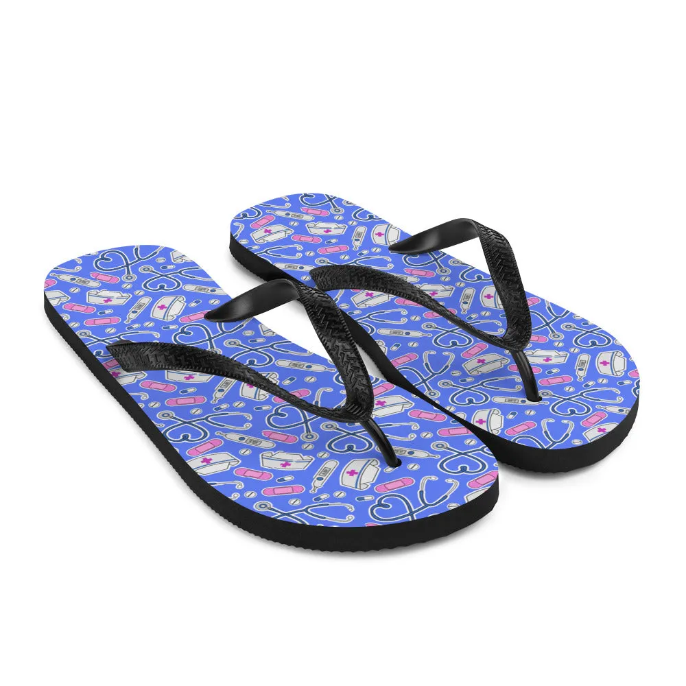 Nurse Mashup Flip-Flops