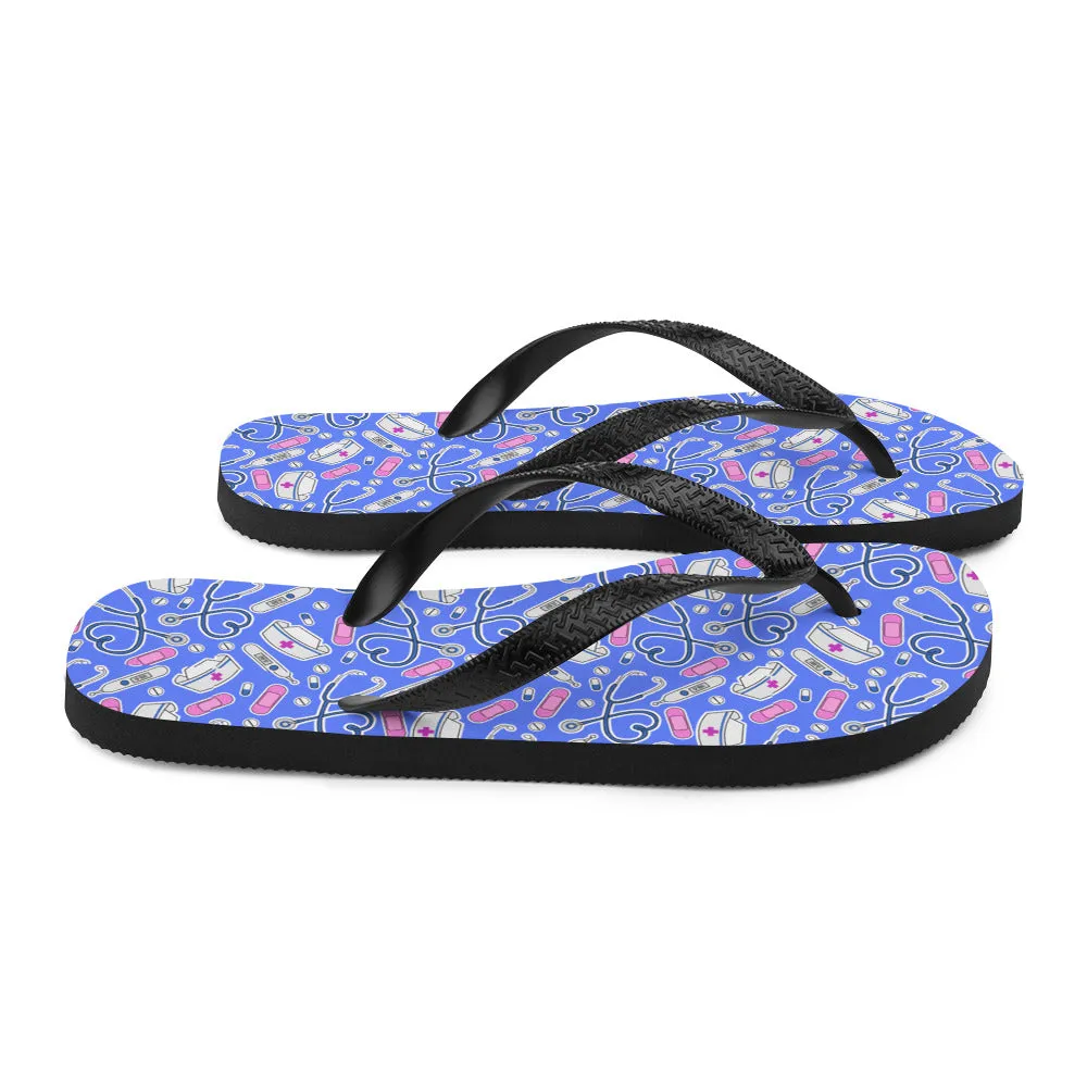 Nurse Mashup Flip-Flops