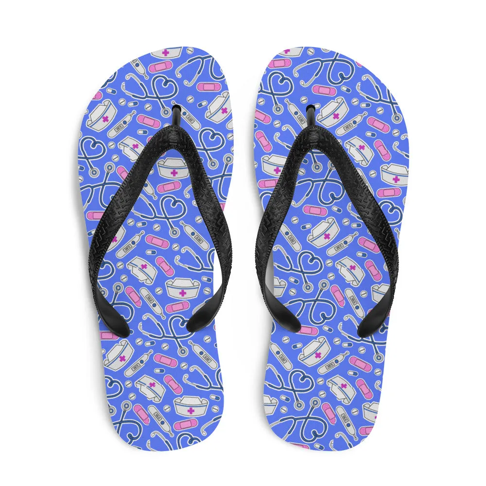 Nurse Mashup Flip-Flops