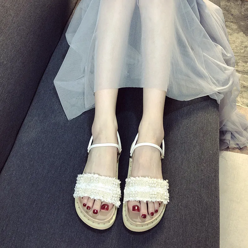 Owlkay Flat Fashion All-match Slippers