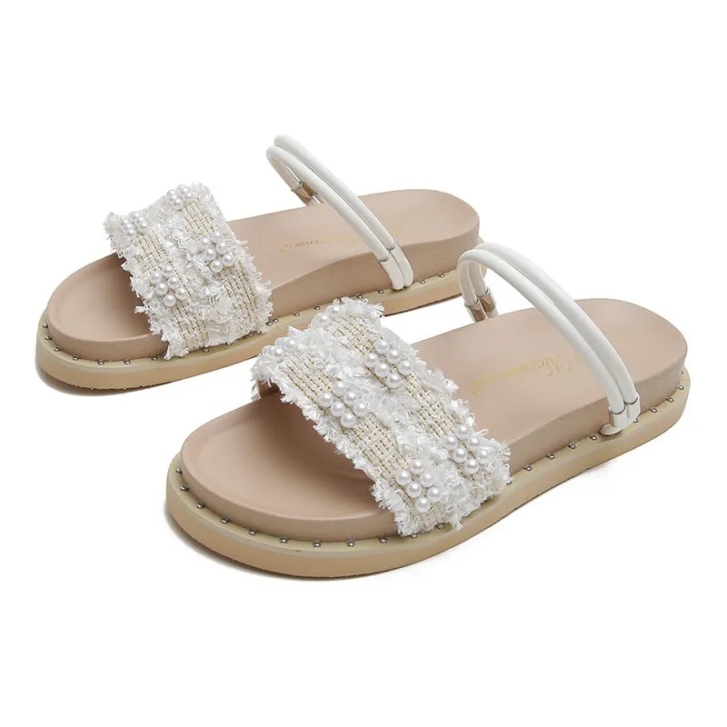 Owlkay Flat Fashion All-match Slippers