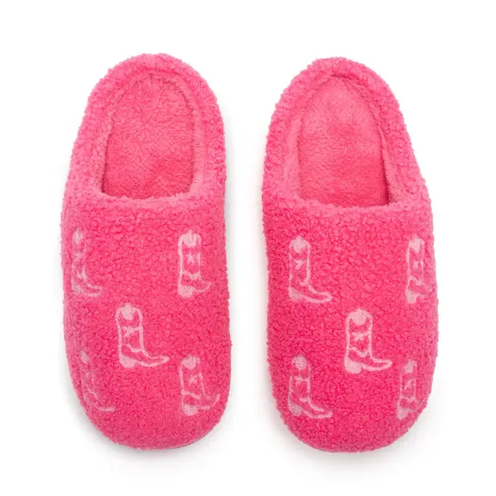 Pink Boot Slippers