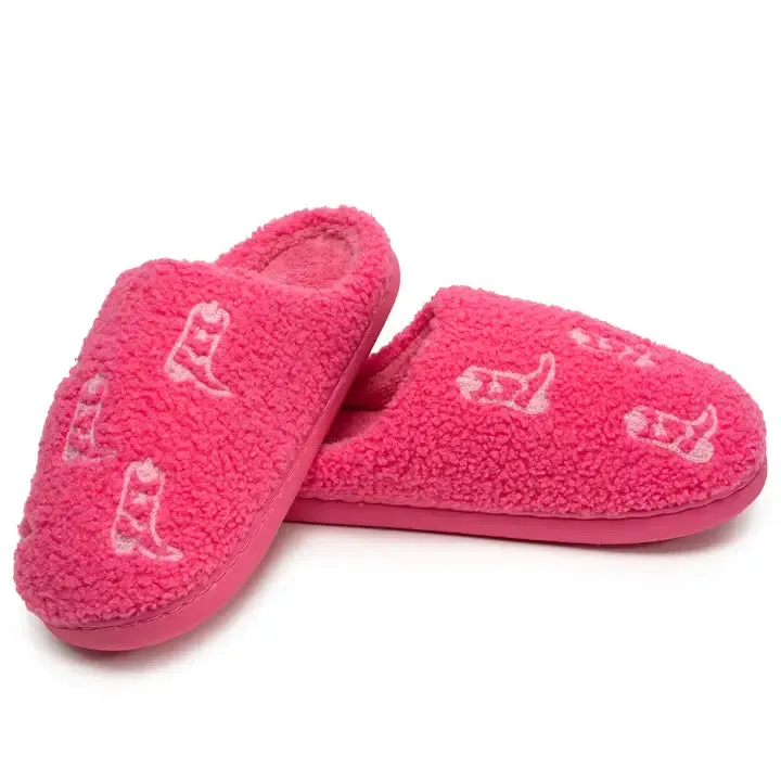 Pink Boot Slippers