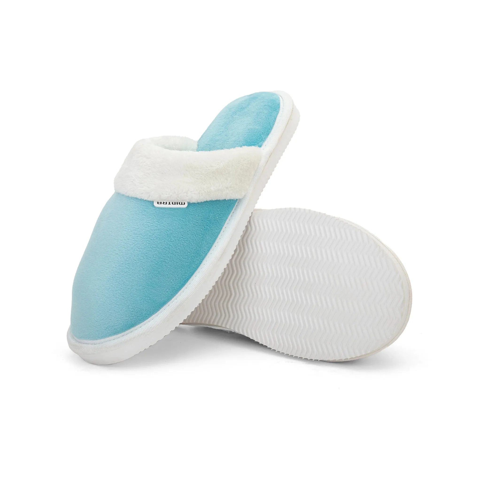 Plain with Fur Winter Slipper - Women