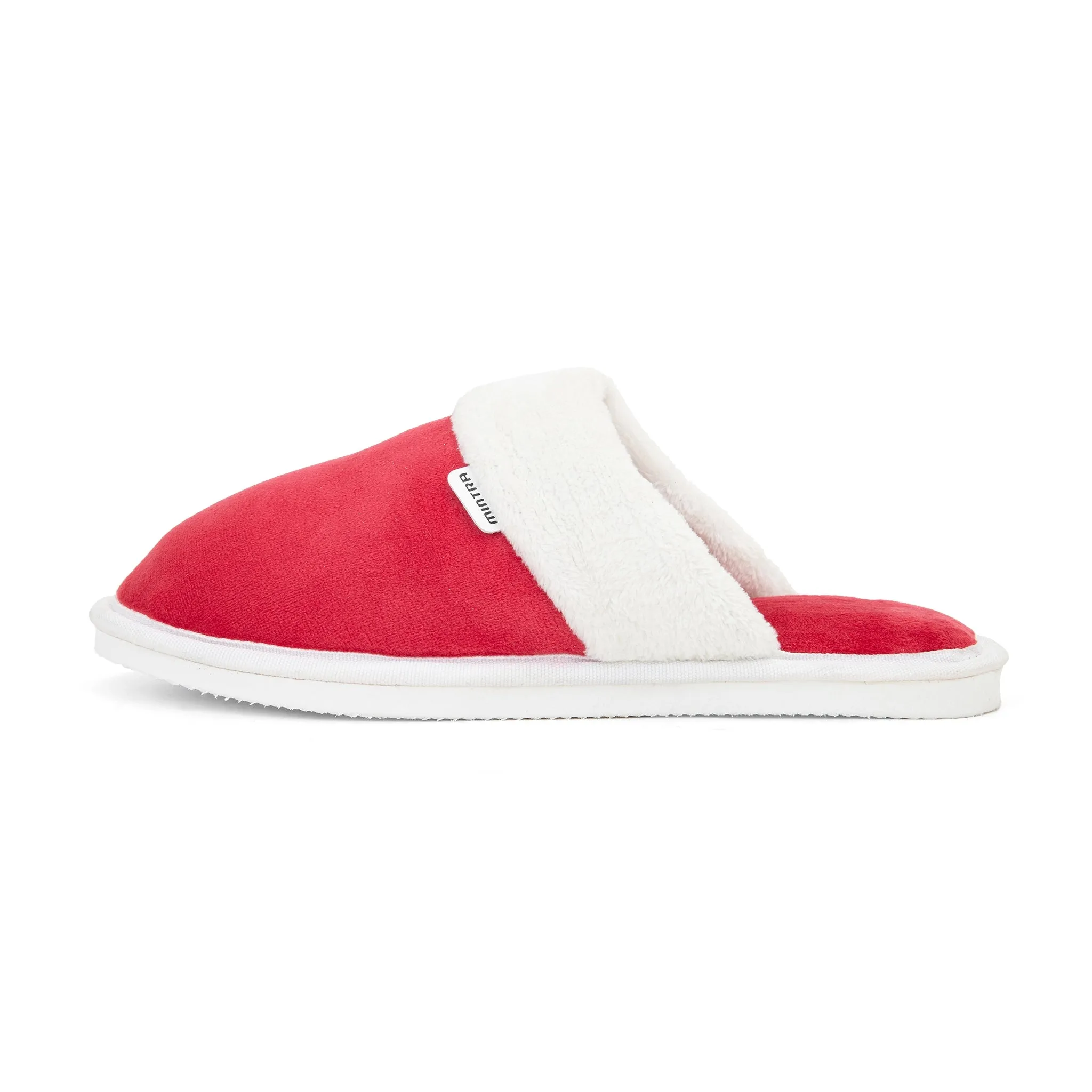 Plain with Fur Winter Slipper - Women