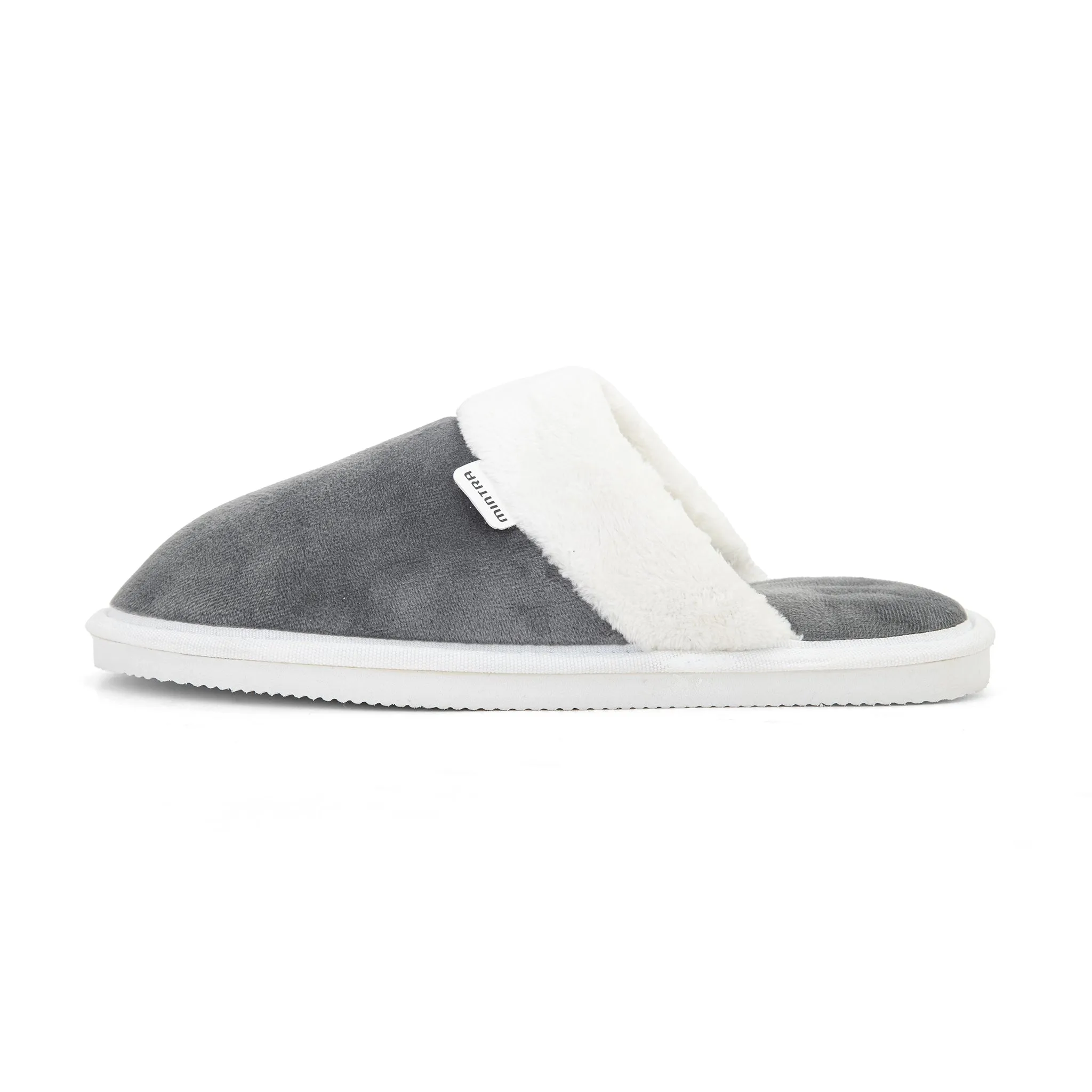 Plain with Fur Winter Slipper - Women