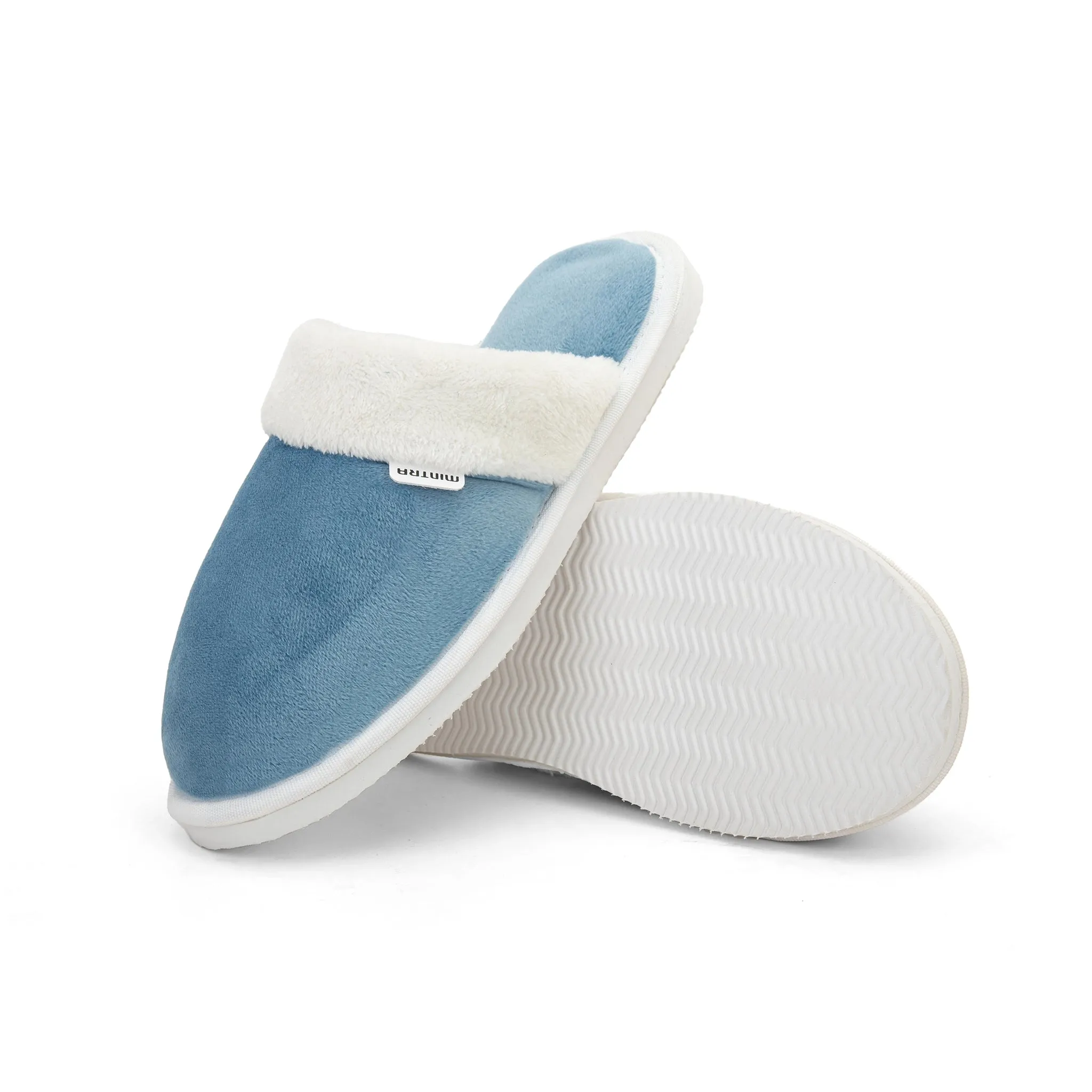 Plain with Fur Winter Slipper - Women