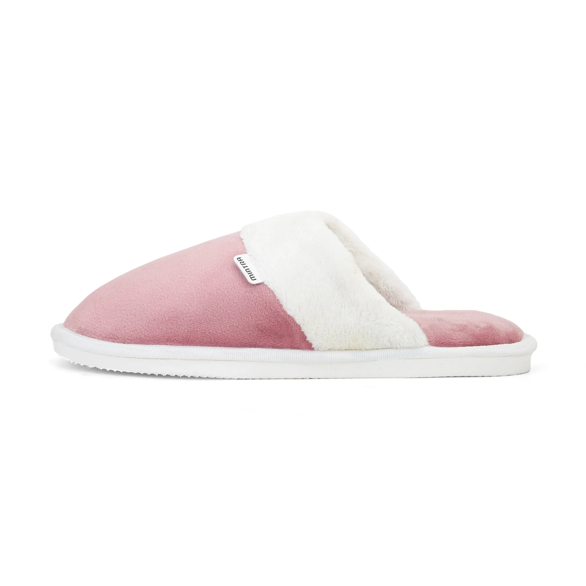 Plain with Fur Winter Slipper - Women