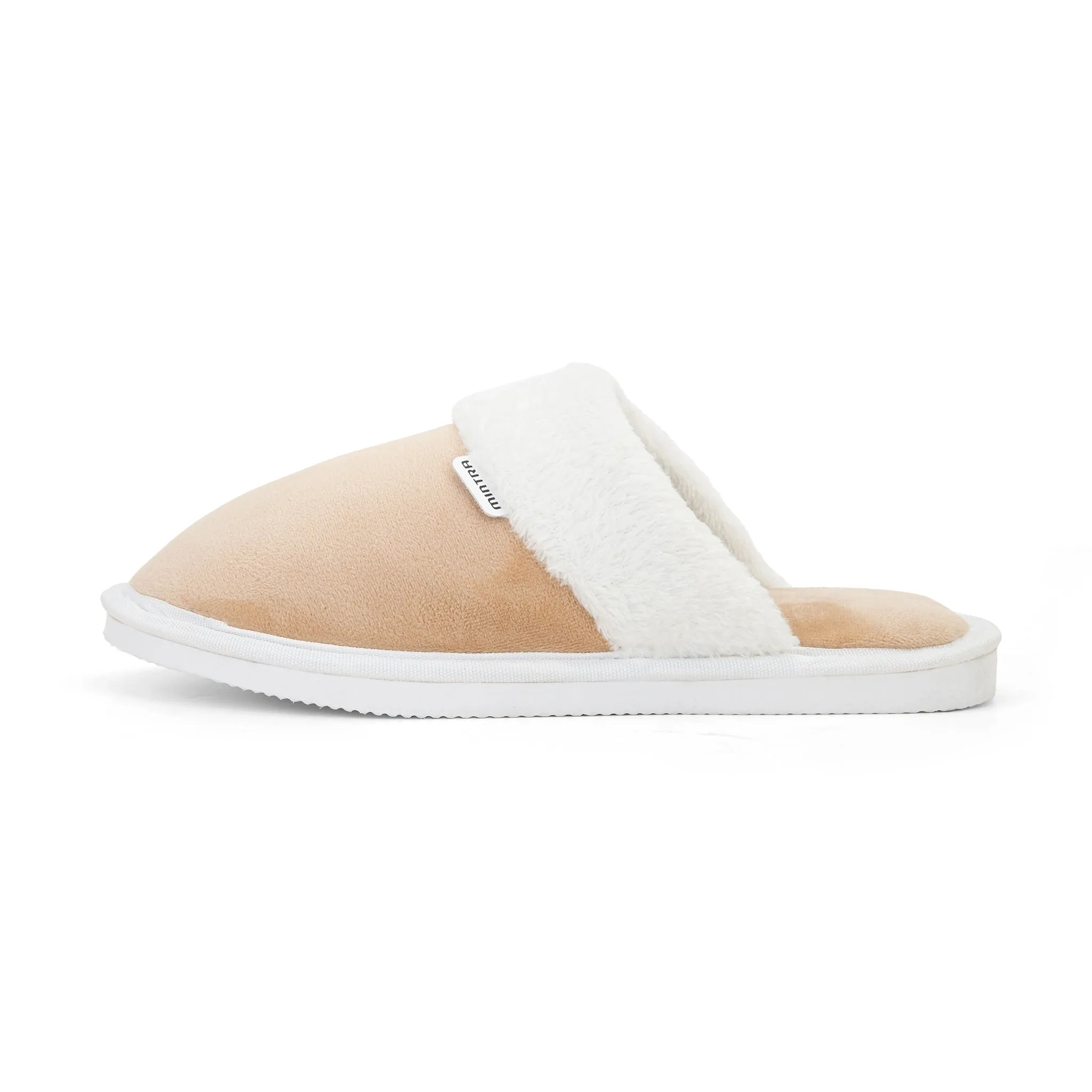Plain with Fur Winter Slipper - Women