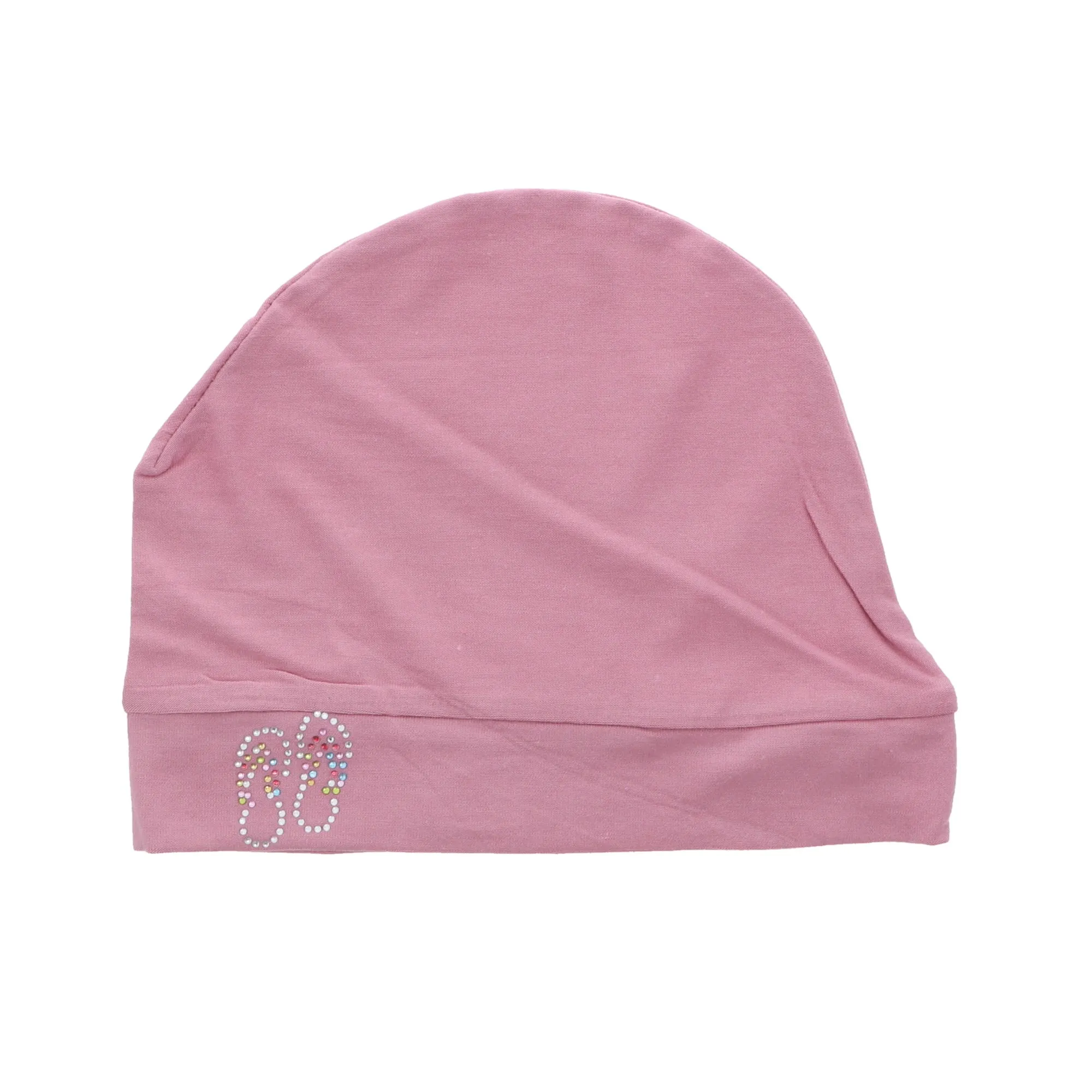 Sleep Cap / Wig Liner with Studded Flip-Flops Applique