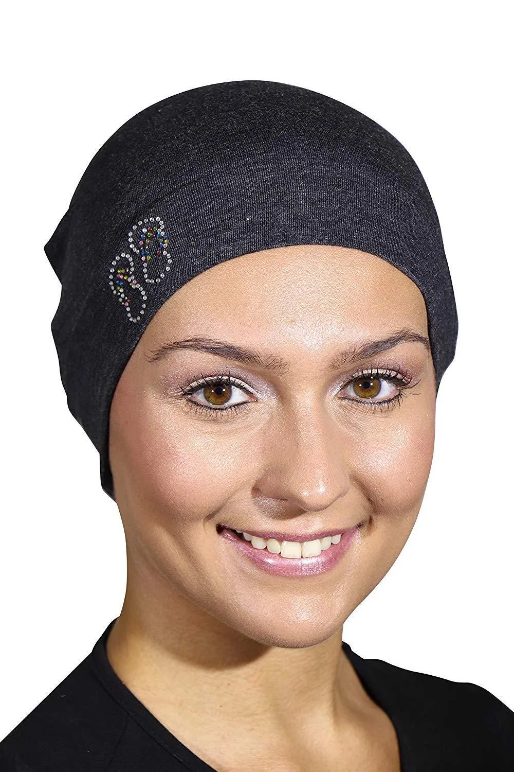 Sleep Cap / Wig Liner with Studded Flip-Flops Applique