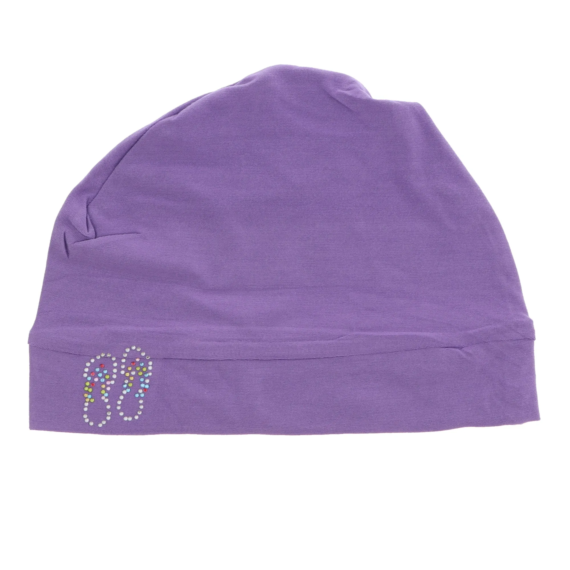 Sleep Cap / Wig Liner with Studded Flip-Flops Applique