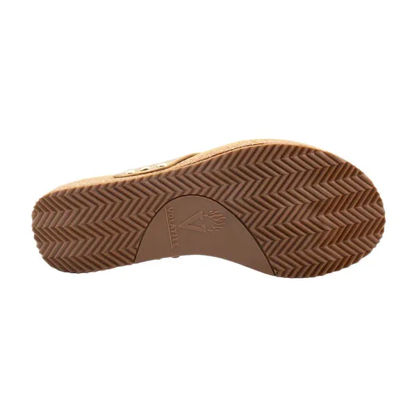 Women's Ver Volatile Gold Flip Flops PV1035-GOLD