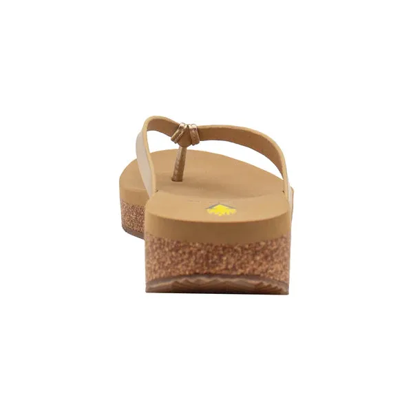 Women's Ver Volatile Gold Flip Flops PV1035-GOLD